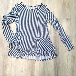 White & Blue Michael Kors stripes medium blouse